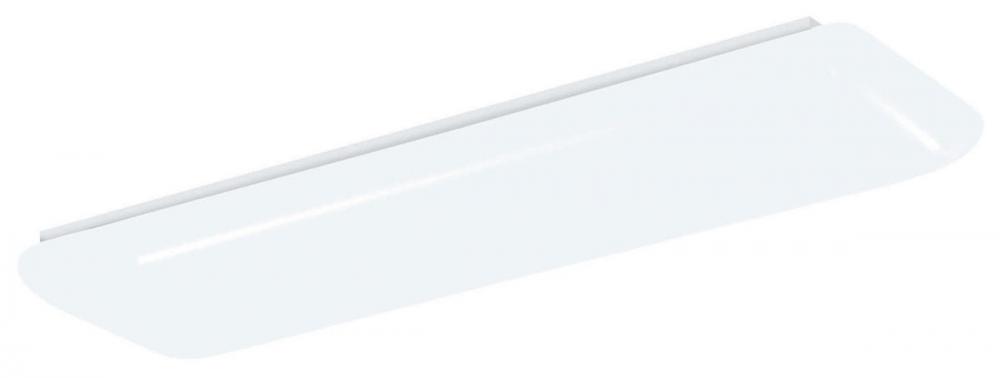 Lighting by AFX RC232MV Rigby Narrow Floating Cloud, Multi-Volt 2-32 Watt T8, White Diffuser