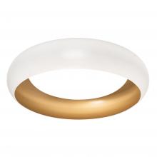 AFX Lighting, Inc. KYCF15LAJD1WH - Kayce 15'' Flush Mount Led 26W 120V,5 CCT,WH/GD