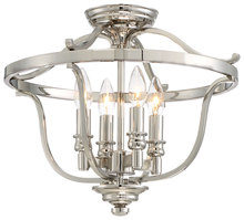 Minka-Lavery 3296-613 - Audrey's Point - 4 Light Semi Flush