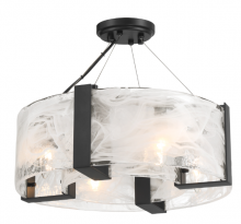 Minka-Lavery 3614-66A - Cloud Break 4 Light Semi Flush