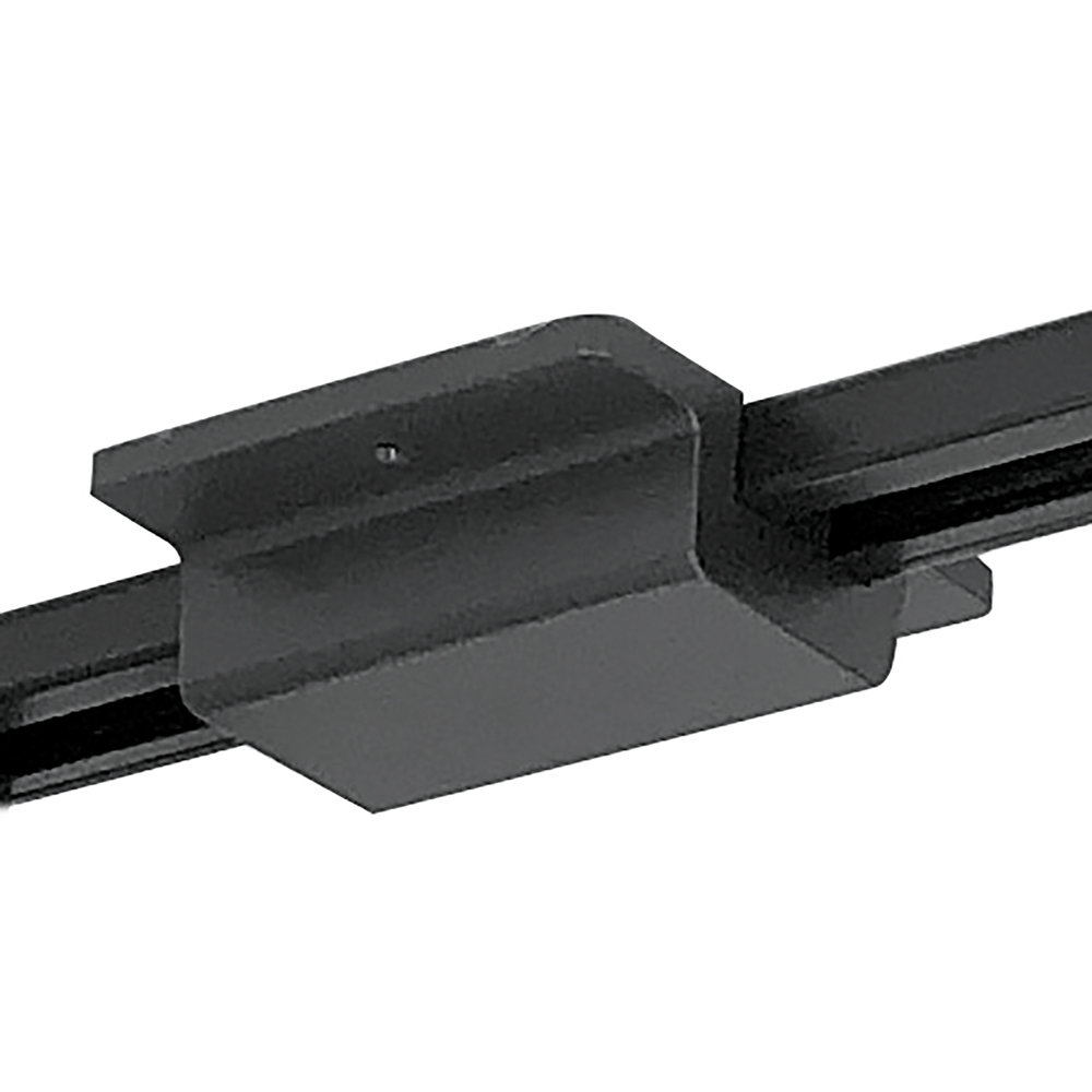 Floating Canopy Feed for One-Circuit Track, Black Finish