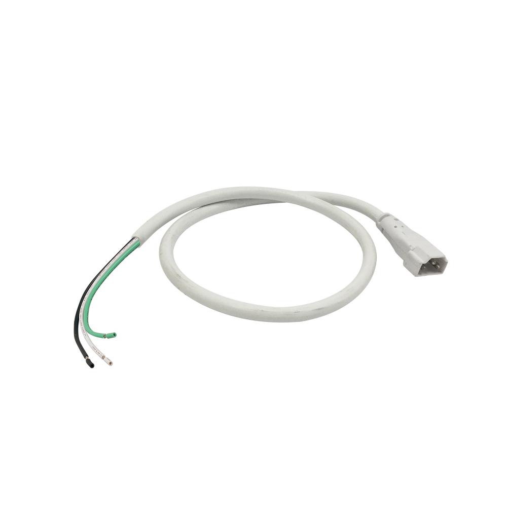 72" Hardwire Power Cord for NULS, White Finish