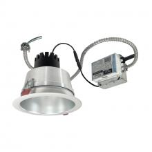 Nora NCR3-61L127FC12DMPW - 6" Sapphire III Retrofit, Diffused Clear Reflector/Matte Powder White Flange, 120-277V; 0-10V