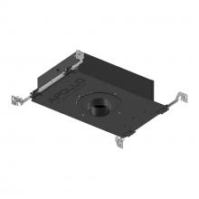 Nora NHAP-3R20L43040DT - 3" Apollo Round Non-IC Airtight New Construction Housing w/ 1.625" to 2" Ceiling Collar,