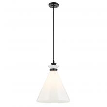 Kichler 52775BK - Laria 16 Inch 1 Light Pendant with Opal Glass in Black