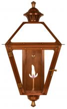 The Coppersmith AM35G - The CopperSmith Biltmore Collection Amherst 35" Tall Copper Gas Wall Mount Outdoor Light Lantern