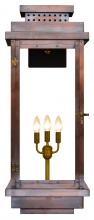 The Coppersmith CO31E - The CopperSmith Contempo 31" Tall Copper Electric Wall Mount Outdoor Light Lantern Sconce