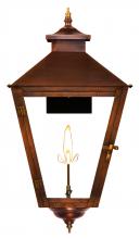 The Coppersmith CS44G - The CopperSmith Conception Street 32" Tall Copper Gas Wall Mount Outdoor Light Lantern Sconce