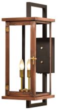 The Coppersmith NV29E - The CopperSmith Navarrete 29" Tall Copper Electric Wall Mount Outdoor Light Lantern Sconce