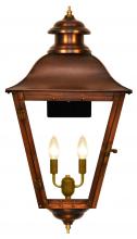 The Coppersmith SS42E - The CopperSmith State Street 24" Tall Copper Electric Wall Mount Outdoor Light Lantern Sconce