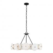Varaluz 370C06MB - Cosmos 6-Lt Chandelier - Matte Black