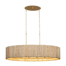 Varaluz 391N06FG - Jacob's Ladder 6-Lt Linear Pendant - French Gold