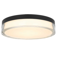 Alteck, LLC AFM0018-3CCT-W-BK - Sunspot LED Flush Mount D12