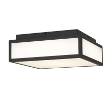 Alteck, LLC AFM0024-3CCT-W-BK - Panel Square LED Flush Mount W10