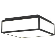 Alteck, LLC AFM0025-3CCT-W-BK - Panel Square LED Flush Mount W14