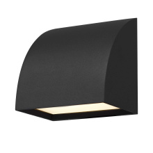 Alteck, LLC AW0029-3CCT-W-BK - Slope LED Wall Sconce W4.625
