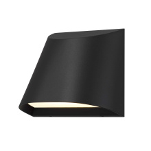 Alteck, LLC AW0030-3CCT-W-BK - Ambit LED Wall Sconce W5.5