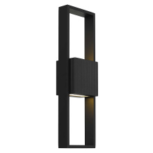 Alteck, LLC AW0056-3CCT-W-BK - Miami LED Wall Sconce H18
