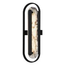 Alteck, LLC AW0126-3CCT-W-BK - Roundabout LED Wall Sconce H28