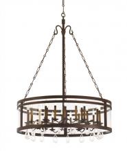 Kalco 5799BZ - Morris 24 Light Chandelier