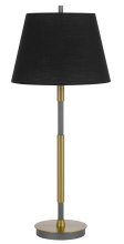 CAL Lighting BO-3182TB-AB - 150W 3 Way Ciudad Metal Two Tone Table Lamp