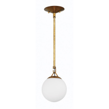 Craftmade 50791-PAB - Orion 1 Light Mini Pendant in Patina Aged Brass