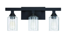 Craftmade 53103-FB - Chicago 3 Light Vanity in Flat Black