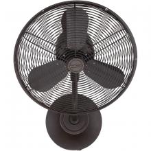 Craftmade BW116AG3-HW - Bellows I 14" 3-Blade Hard-wired Indoor/Outdoor (Damp) Wall Fan