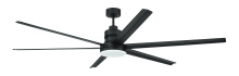 Craftmade MND72ESP6 - Mondo 72" 6-Blade Indoor/Outdoor (Damp) Ceiling Fan in Espresso w/ Espresso Blades