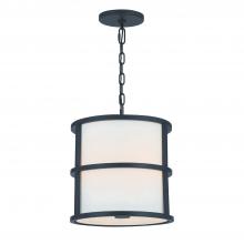 Crystorama 9593-MK - Brian Patrick Flynn Hulton 3 Light Matte Black Mini Pendant