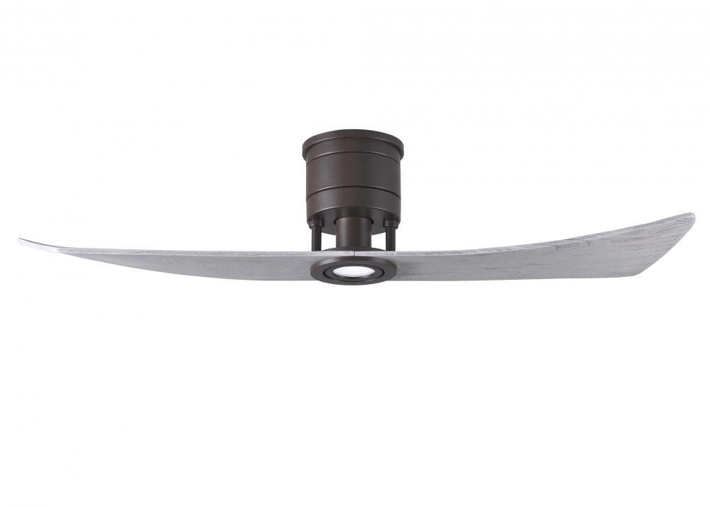 Lindsay ceiling fan in Textured Bronze finish with 52" solid barn wood tone wood blades and ec