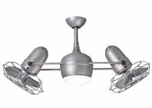 Matthews Fan Company DGLK-BN-MTL - Dagny LK - Rotational Ceiling Fan - Integrated LED - Brushed Nickel Finish - Metal Blades
