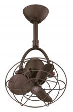 Matthews Fan Company DI-TB-MTL - Diane - Oscillating Directional Ceiling Fan - Textured Bronze Finish - Metal Blades