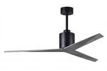 Matthews Fan Company EK-BK-BW - Eliza - Ceiling Fan - Matte Black Finish - Barn Wood Tone Blades