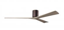 Matthews Fan Company IR3H-BB-GA-72 - Irene-3H - Three Blade Flush Mount Paddle Fan - 72" - Brushed Bronze Finish