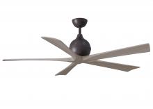 Matthews Fan Company IR5-TB-GA-60 - Irene-5 - 60" Five Blade Paddle Fan - Textured Bronze Finish - Gray Ash Tone Blades