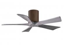 Matthews Fan Company IR5H-WN-BW-42 - Irene-5H - 42" Five Blade Flush Mount Paddle Fan - Walnut Tone Finish - Barn Wood Tone Blades