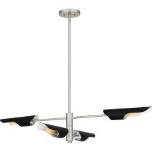 Quoizel LOI444BN - Leoni 4-Light Brushed Nickel Island Light