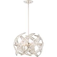 Quoizel PCCN2818PK - Crescent 4-Light Polished Nickel Pendant Light