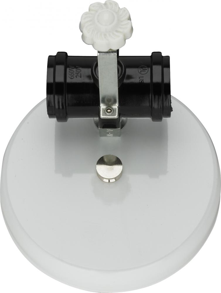 2-Light U-Channel Glass Holder; 2 Light For Use With 14" U-Bend Glass; Includes Hardware