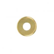 Satco Products Inc. 90/333 - Steel Check Ring; Curled Edge; 1/8 IP Slip; Brass Plated Finish; 1-1/4" Diameter