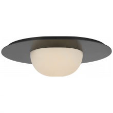 Visual Comfort & Co. Signature Collection KW 4008BZ-ALB - Fosse 21" Flush Mount