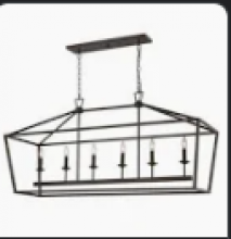 Trans Globe 10267 BK - 6LT PENDANT-XL-BIRD CAGE-BK