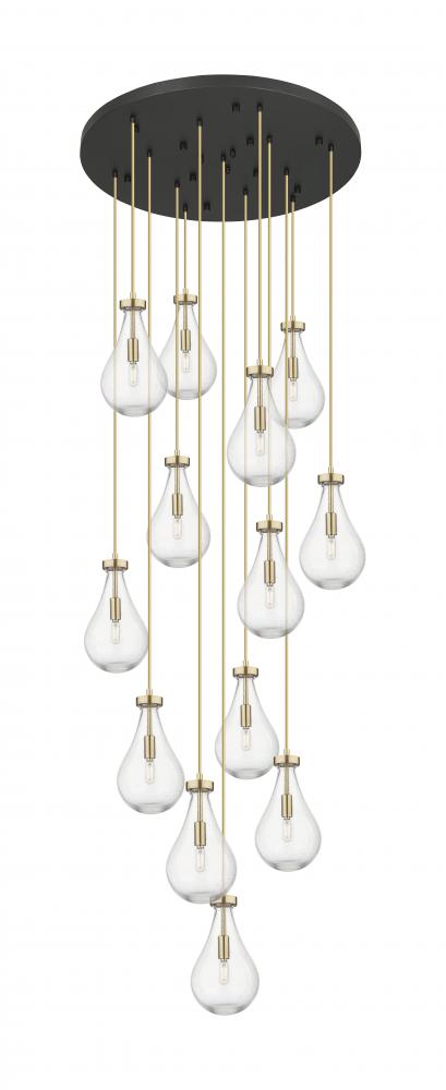 Owego - 13 Light - 32 inch - Champagne Bronze - Multi Pendant
