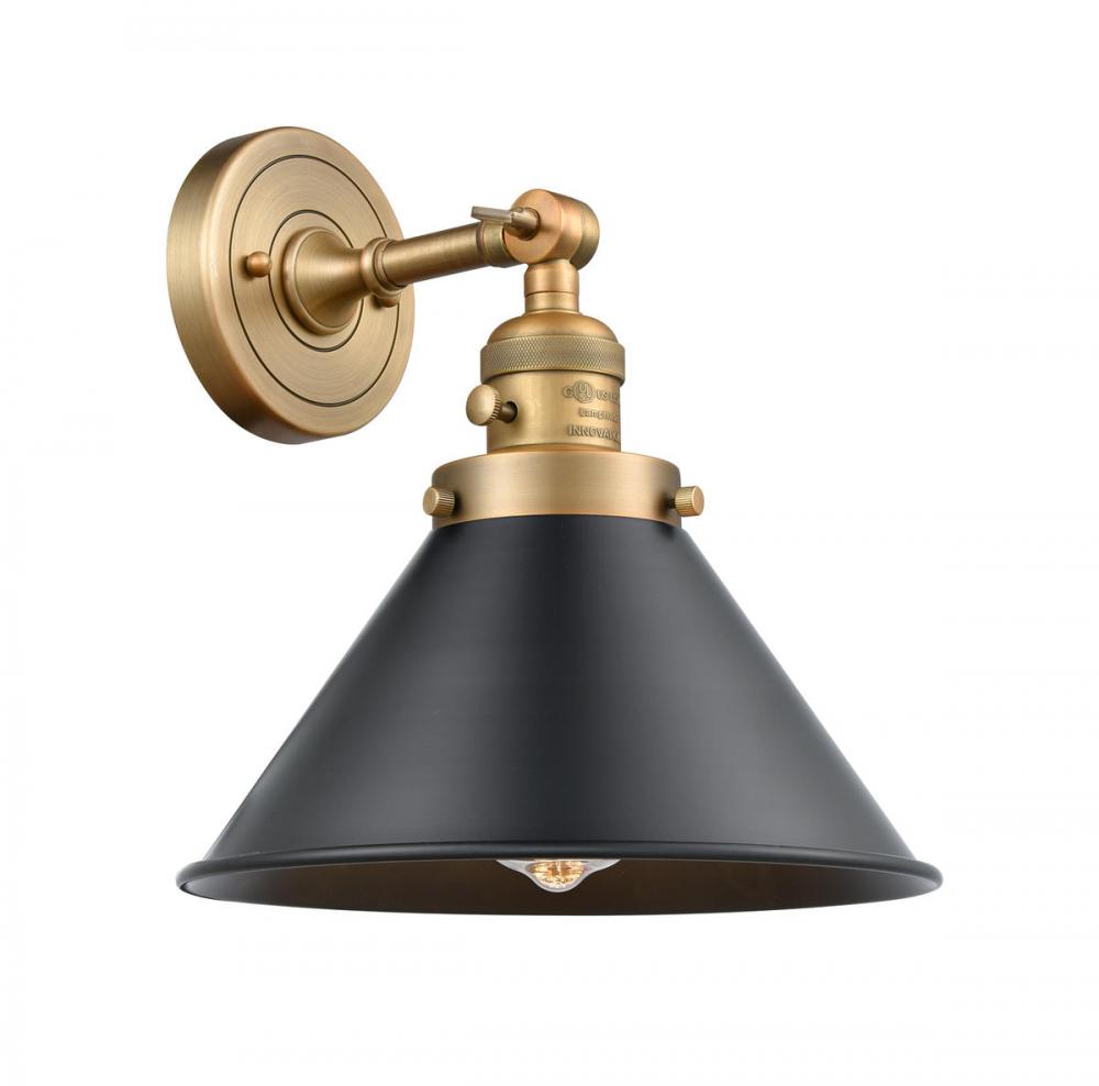 Briarcliff - 1 Light - 10 inch - Brushed Brass - Adjustable Sconce