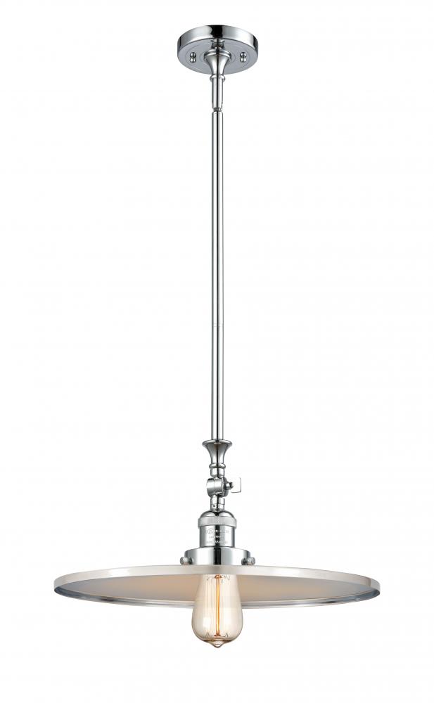 Appalachian - 1 Light - 16 inch - Polished Chrome - Stem Hung - Adjustable Mini Pendant