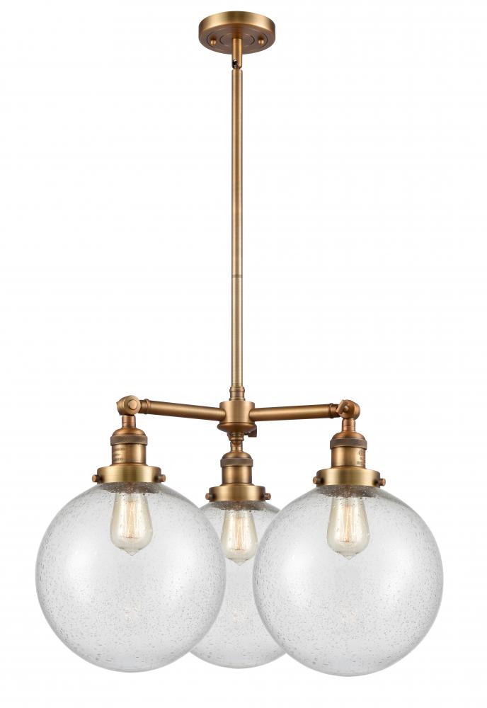 Beacon - 3 Light - 24 inch - Brushed Brass - Stem Hung - Chandelier