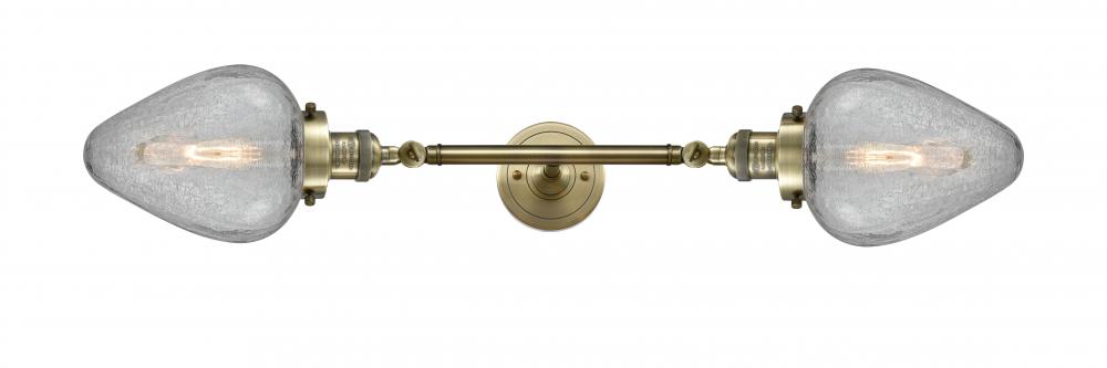 Geneseo - 2 Light - 7 inch - Antique Brass - Adjustable Bath Vanity Light