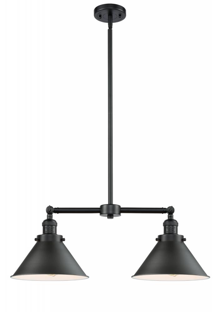 Briarcliff - 2 Light - 21 inch - Oil Rubbed Bronze - Stem Hung - Adjustable Island Light