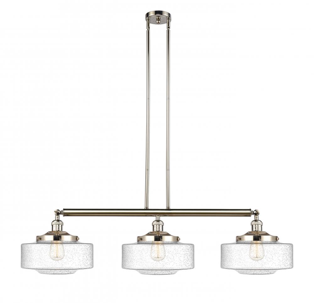 Bridgeton - 3 Light - 44 inch - Polished Nickel - Stem Hung - Adjustable Island Light